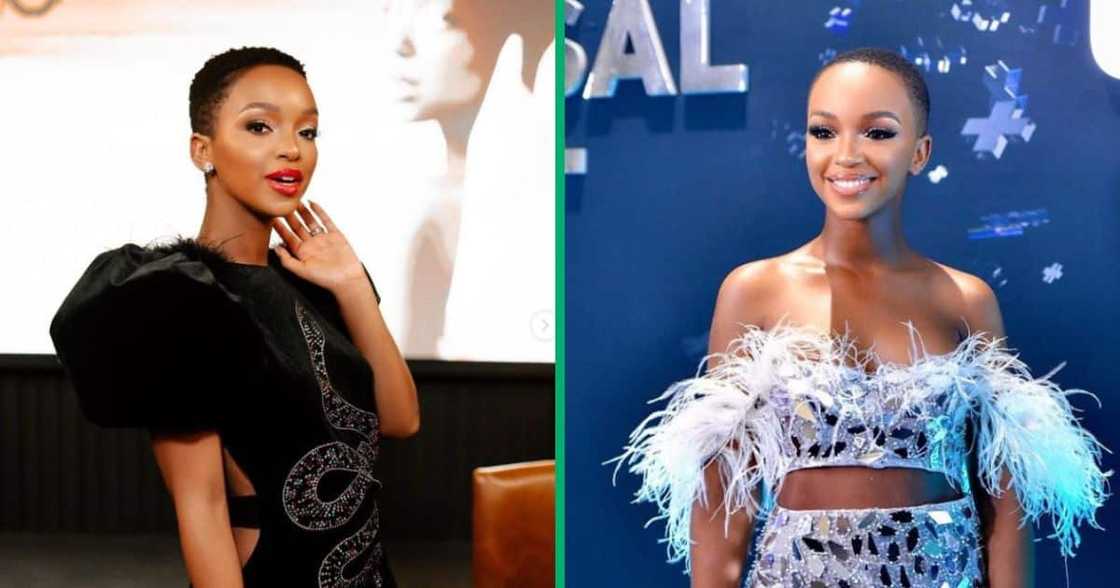 Nandi Madida is celebrating a birthday. Nandi Madida is celebrating a birthday.