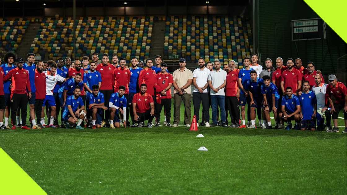 Nasser Al-Hadhiri, Libya players, Martyrs of February Stadium Benghazi, Benina, Libya.