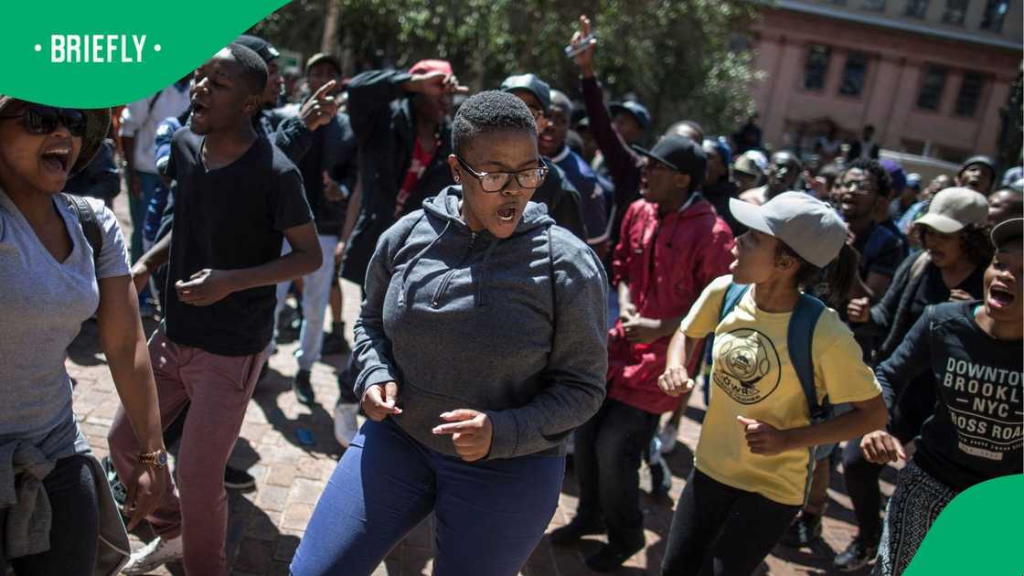 The suspects were arrested after throwing a self-made petrol bomb at the guard room The suspects were arrested after throwing a self-made petrol bomb at the guard room