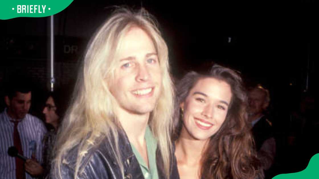 Musician Matthew Nelson and actress Brooke Langton at the "JFK" Westwood Premiere Musician Matthew Nelson and actress Brooke Langton at the "JFK" Westwood Premiere
