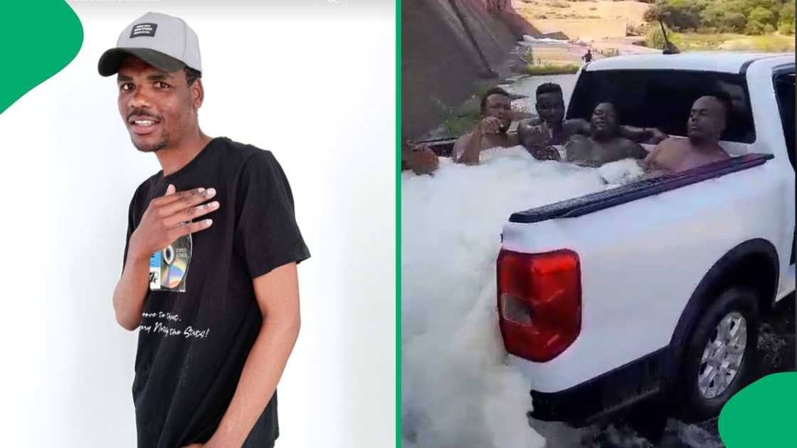 TikTok users were amused after seeing a group of guys' creative cooling-off idea