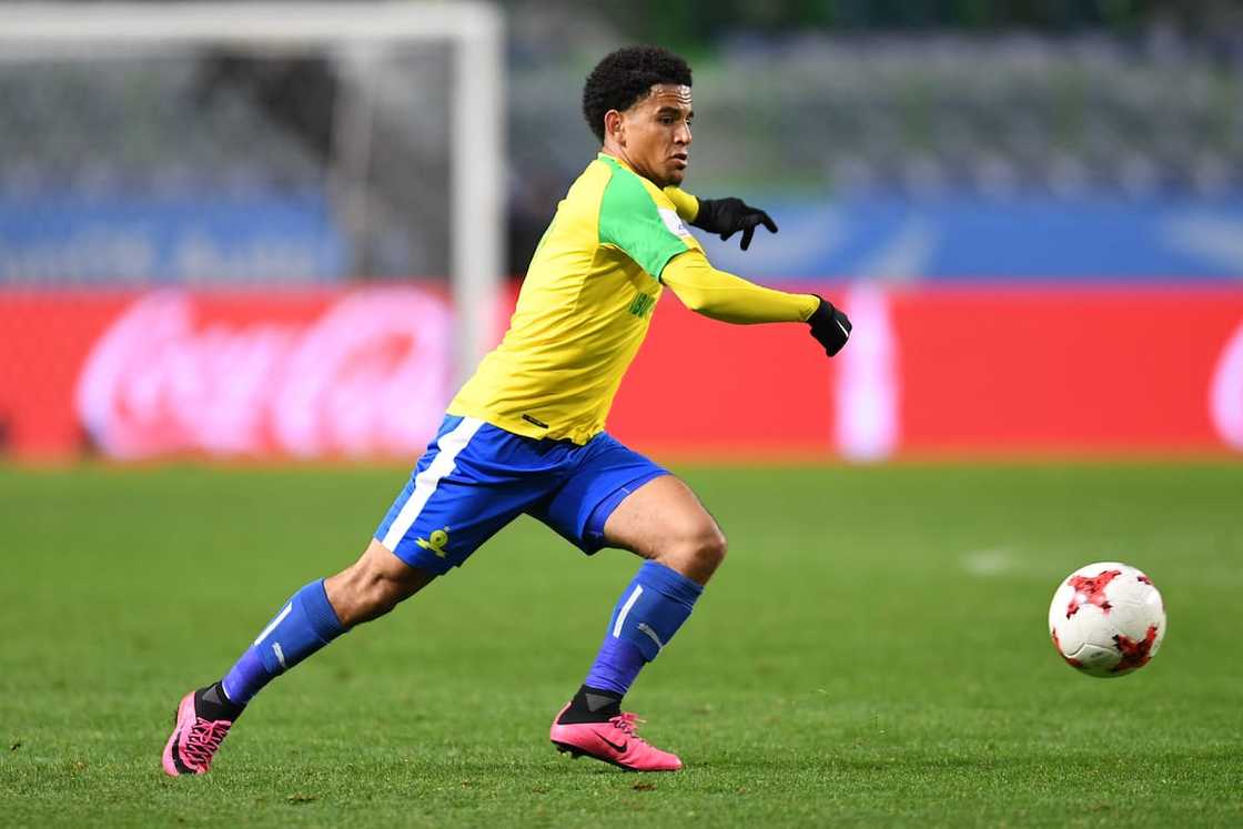 Keagan Dolly controls the ball during the FIFA World Cup Quarter Final match Keagan Dolly controls the ball during the FIFA World Cup Quarter Final match