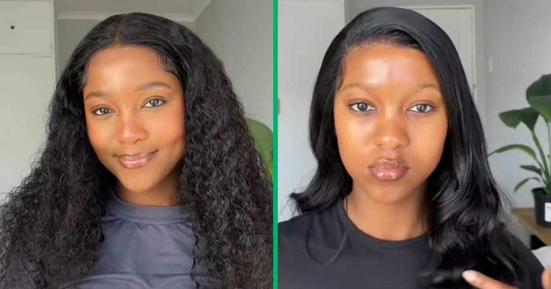 A woman plugged SA on TikTok with hair products. A woman plugged SA on TikTok with hair products.