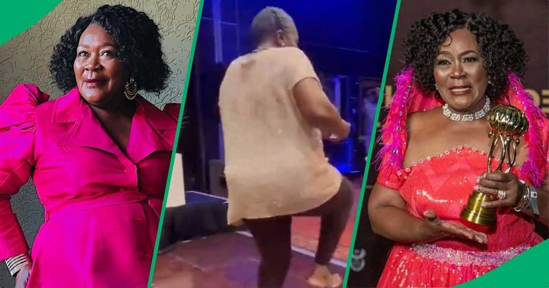 Mzansi unearthed a video of Connie Chiume dancing Mzansi unearthed a video of Connie Chiume dancing