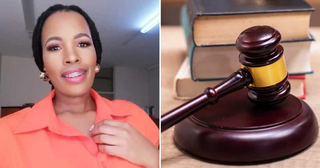 The law graduated bagged her Master's degree with distinction The law graduated bagged her Master's degree with distinction