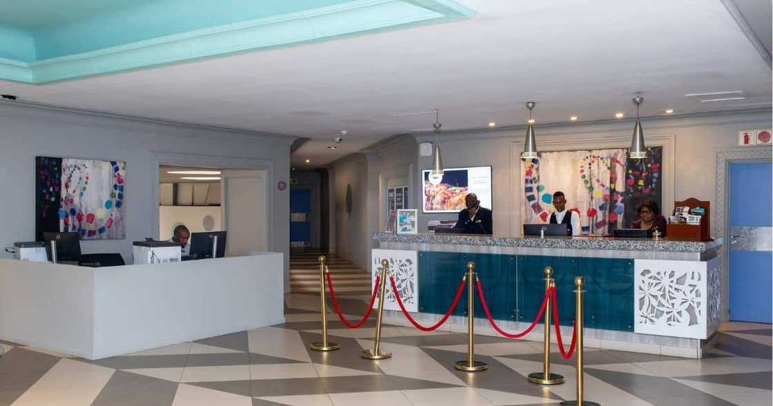 Sun City Cabanas Hotel temporary reception area Sun City Cabanas Hotel temporary reception area