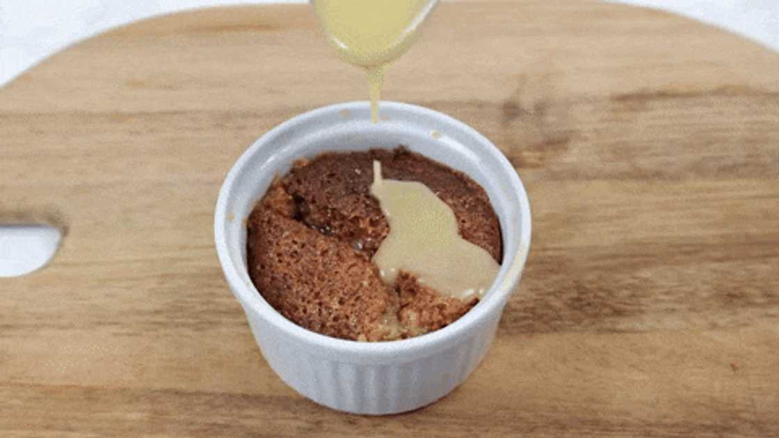 Malva pudding with butterscotch sauce Malva pudding with butterscotch sauce