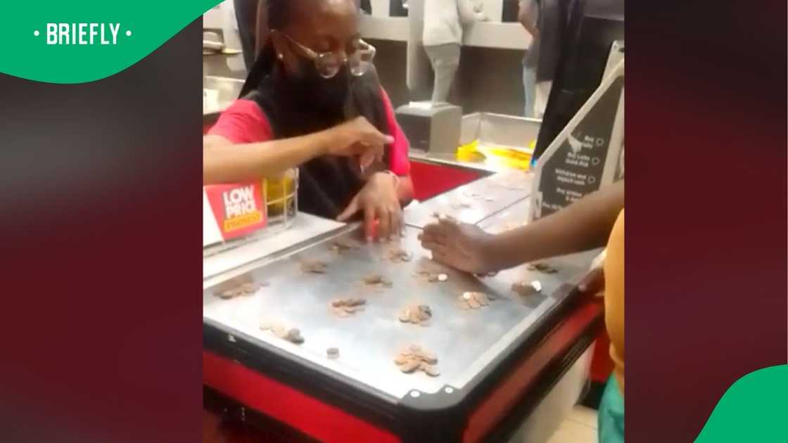 Man's post on customer paying with coins goes viral.