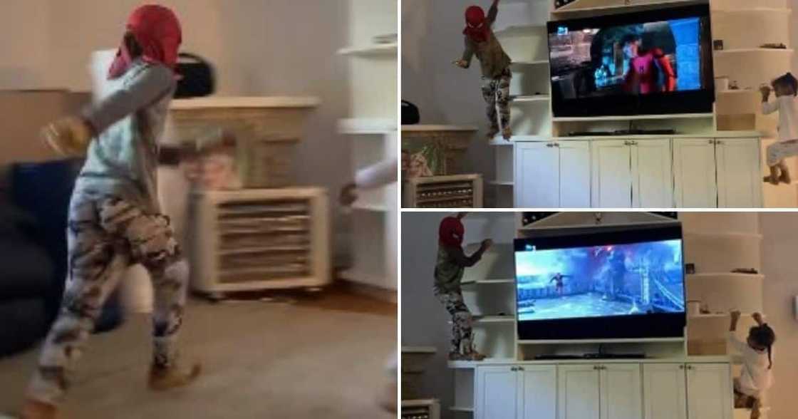 Rachel Kolisi kids, Siya Kolisi kids, Kolisi family, Nicholas Kolisi, Keziah Kolisi, Spiderman, Tom Holland, Marvel superhero Rachel Kolisi kids, Siya Kolisi kids, Kolisi family, Nicholas Kolisi, Keziah Kolisi, Spiderman, Tom Holland, Marvel superhero