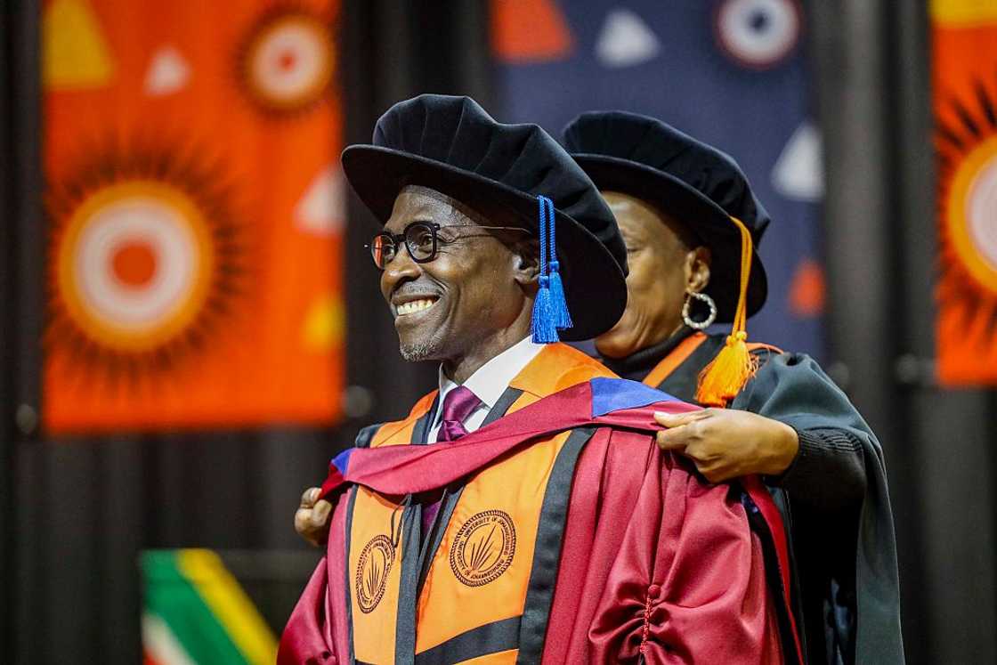 Malusi Gigaba graduated with a PhD in Public Governance from the University of Johannesburg