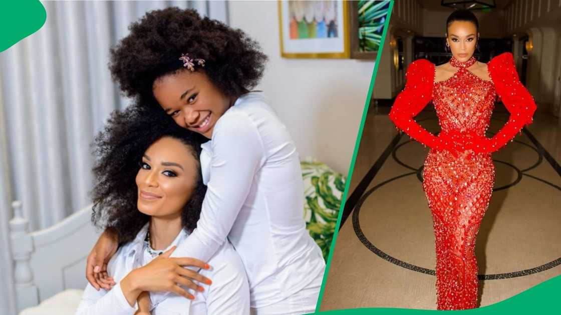 Pearl Thusi spent New Year's Eve with her daughter.