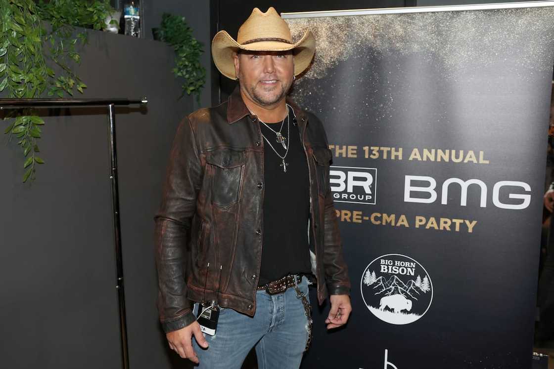 Jason Aldean attending an event Jason Aldean attending an event
