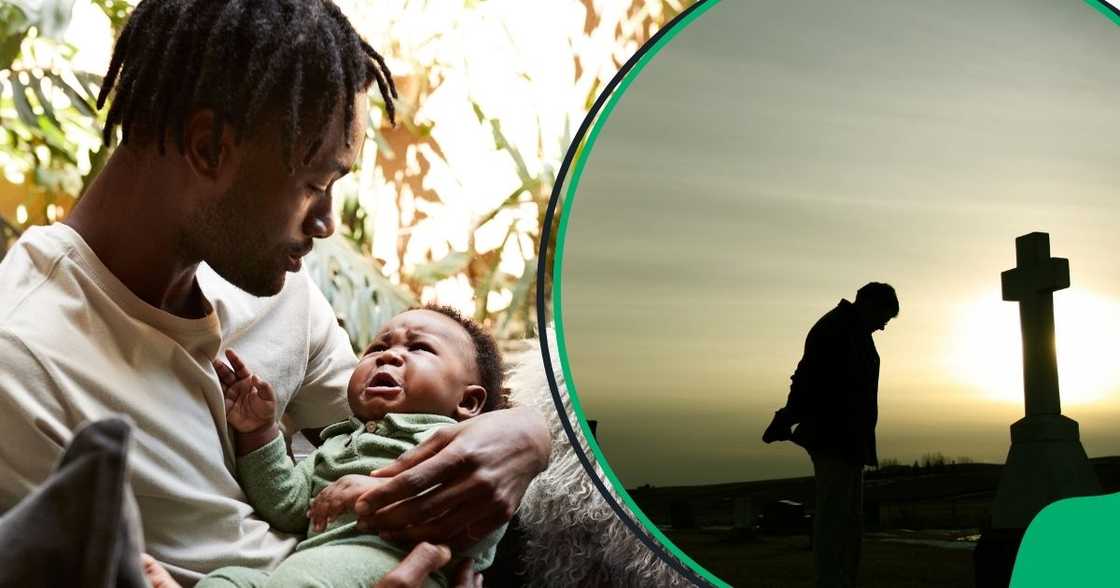SA broken after dad visits late wife's grave SA broken after dad visits late wife's grave