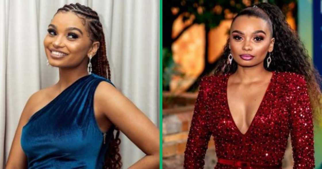 Hope Mbhele's 'Bridgerton' S3 event outfits gets praises Hope Mbhele's 'Bridgerton' S3 event outfits gets praises