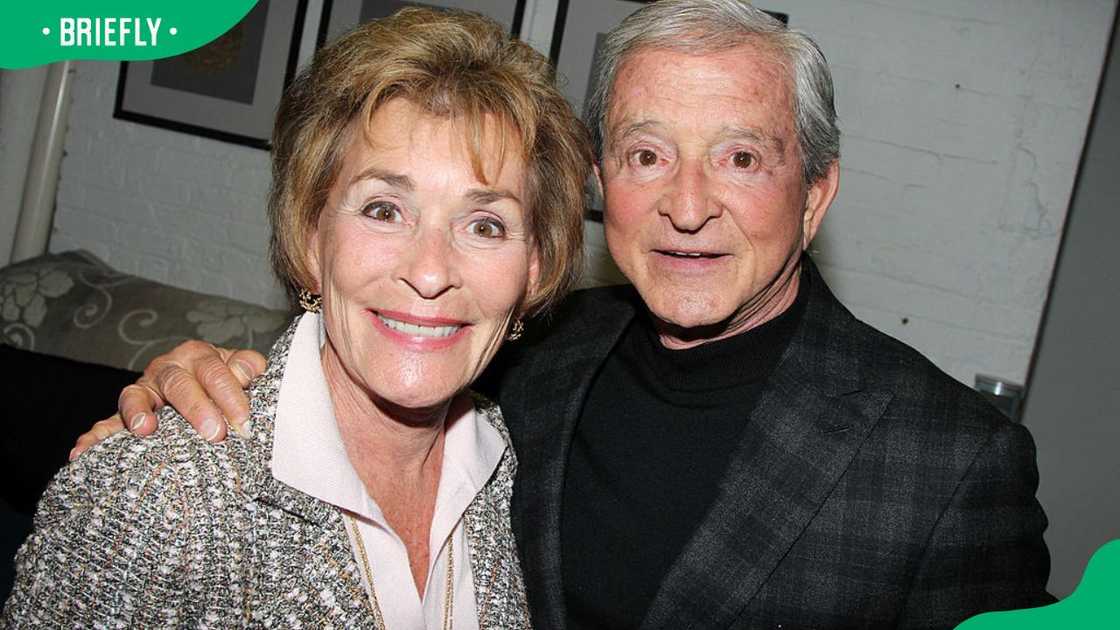 Judge Judy and her husband, Judge Jerry Sheindlin, at The Longacre Theater in 2012