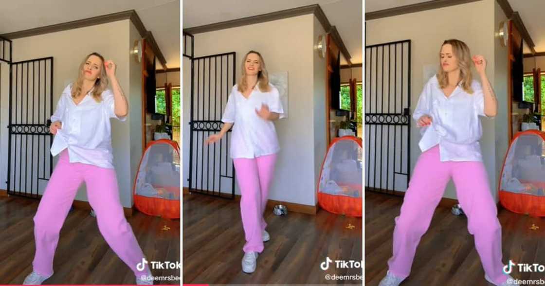 Mrs Bullock dancing to amapiano Mrs Bullock dancing to amapiano