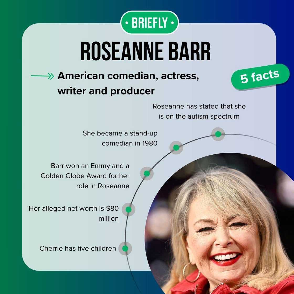 Roseanne Barr's facts Roseanne Barr's facts
