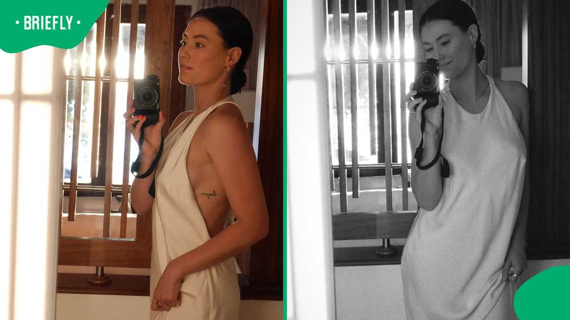 Marise Pollard’s white gown look wins hearts as fans praise her beauty