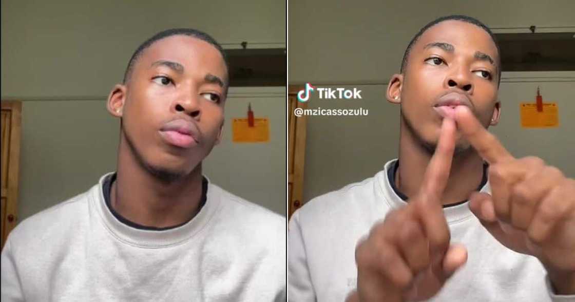 Young man makes up sign language for TikTok song