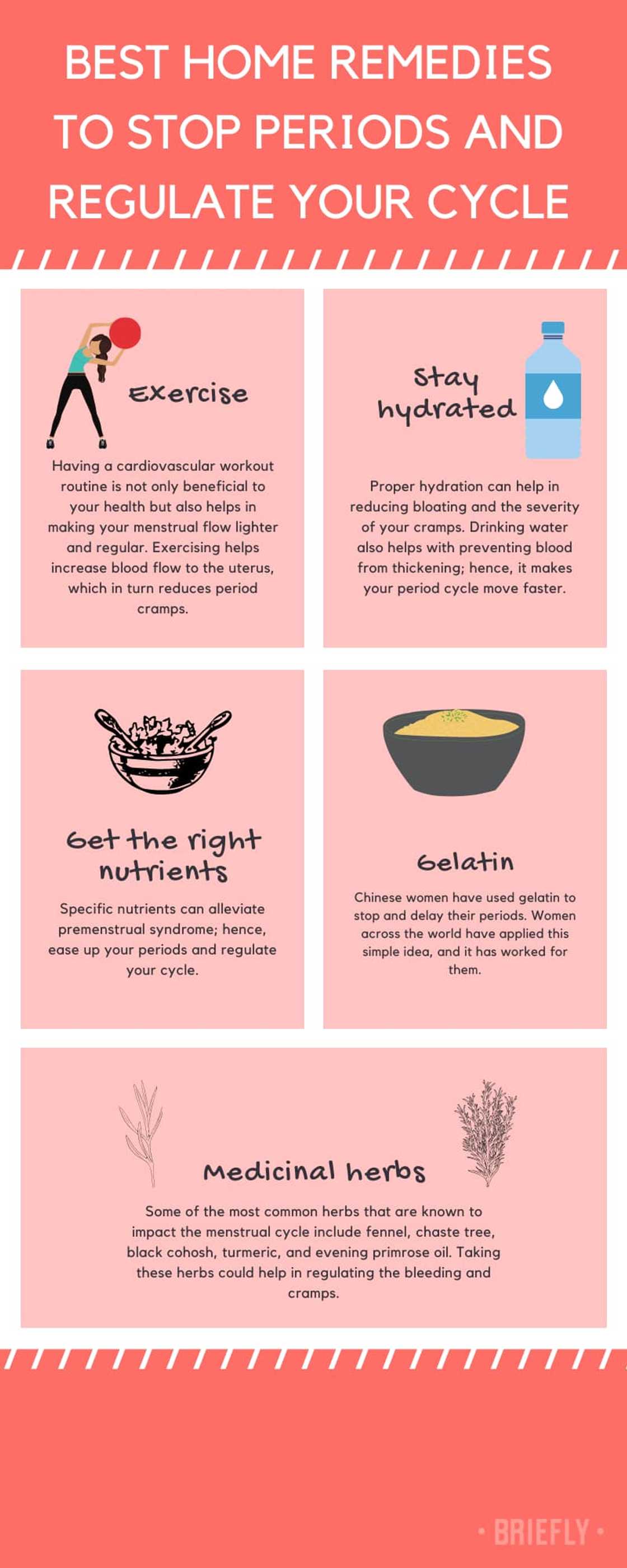 Best home remedies to stop periods Best home remedies to stop periods