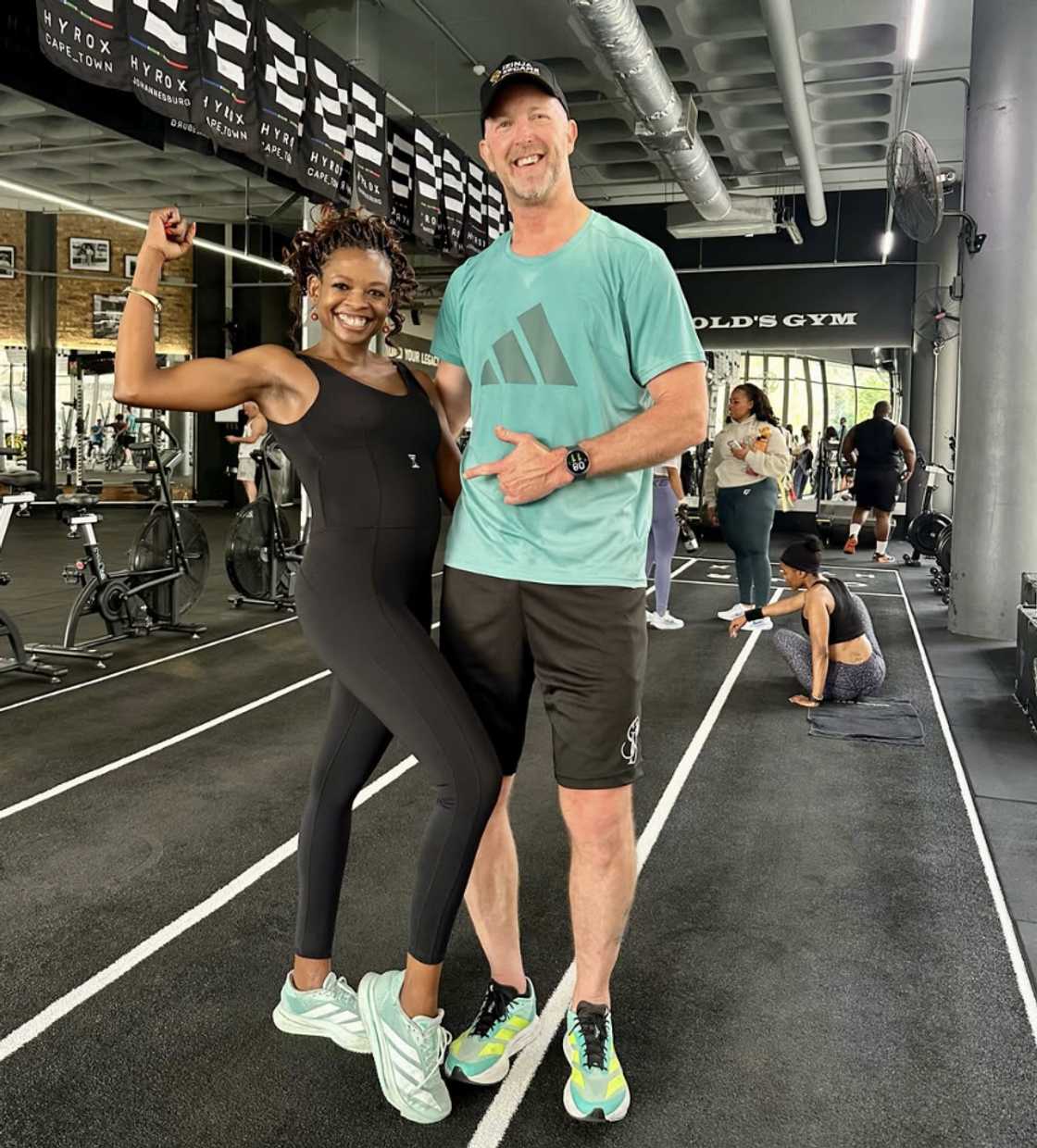Bongani Mthombeni shared a picture of her growing baby bump Bongani Mthombeni shared a picture of her growing baby bump