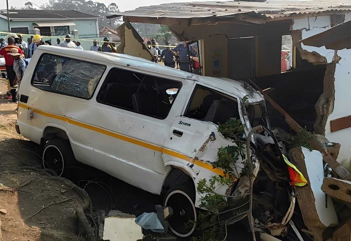 A taxi crashed into a creche in Pietermaritzburg, KwaZulu-Natal