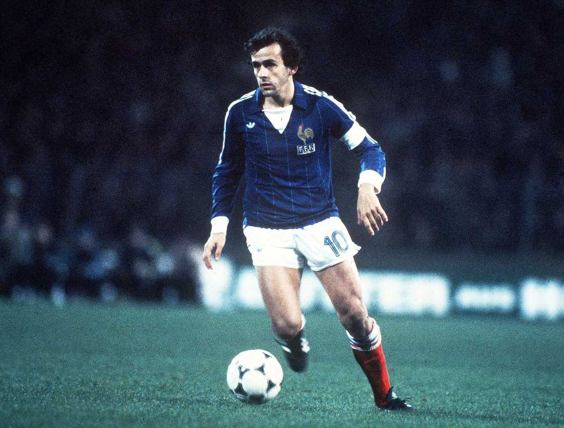 Michel Platini during the UEFA EURO 1984