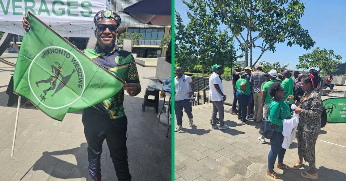 MK party supporters at mass activation in uMhlanga MK party supporters at mass activation in uMhlanga