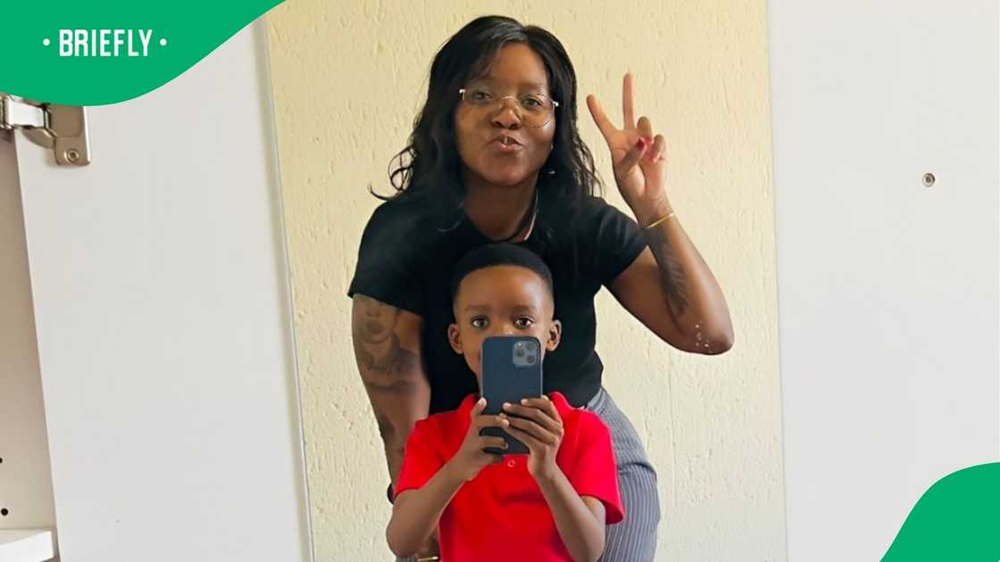 A follow-up video showed the young boy looking happy and settled in his new environment A follow-up video showed the young boy looking happy and settled in his new environment