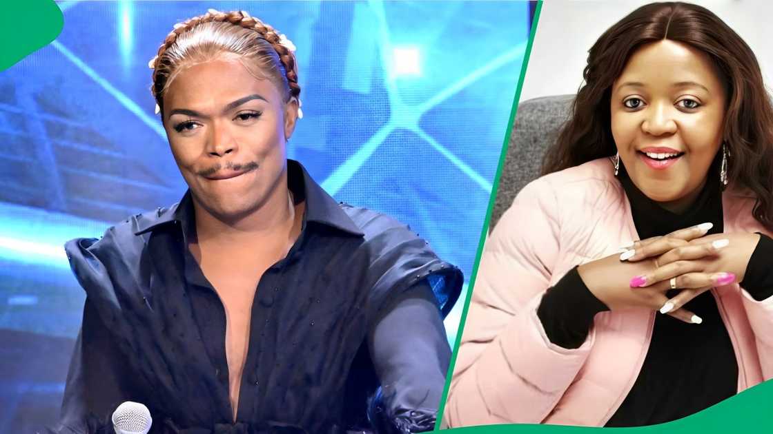 Somizi Mhlongo made fun of Nobuntu Vilakazi. Somizi Mhlongo made fun of Nobuntu Vilakazi.