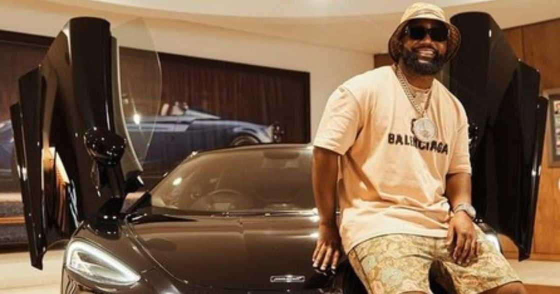 Cassper Nyovest, slams peeps, scammers, rented, McLaren