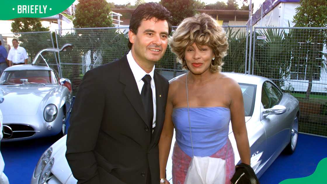 Tina Turner and Erwin Bach in German Tina Turner and Erwin Bach in German