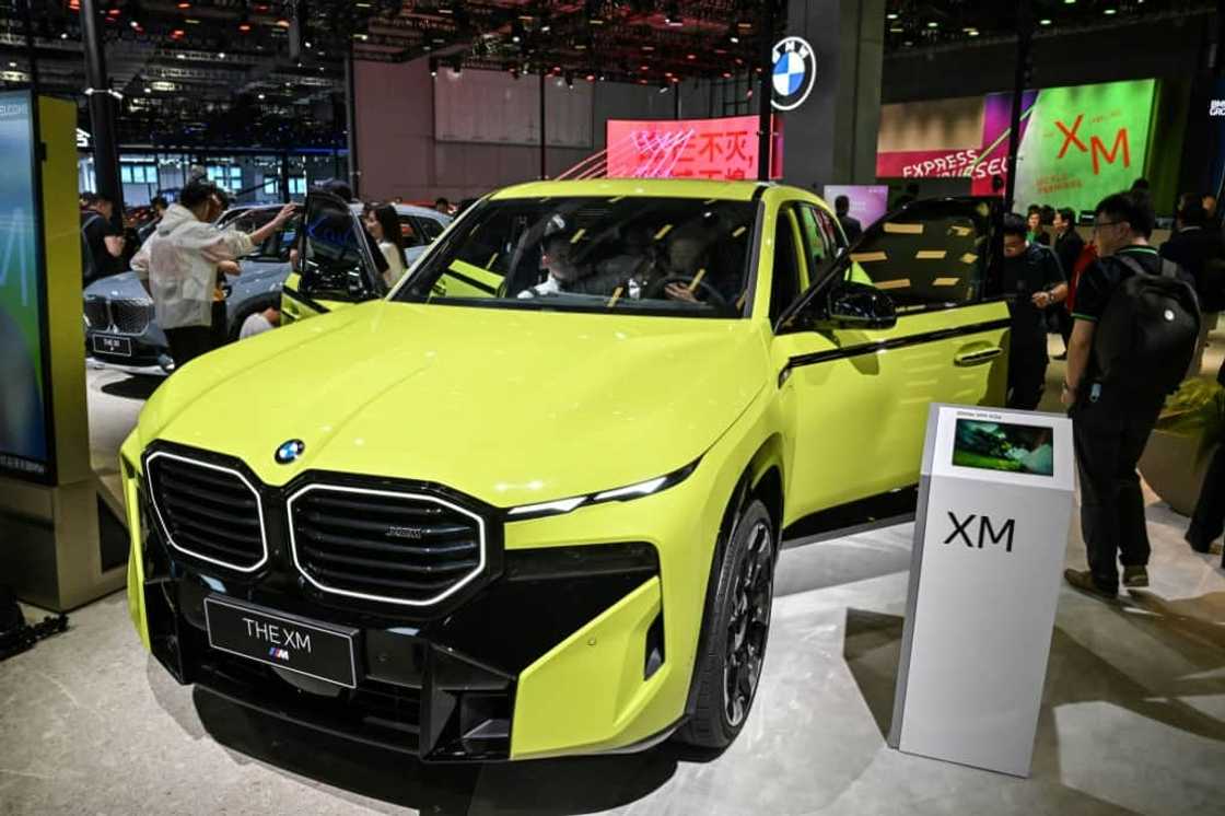 Western automakers are racing to catch up with Chinese competitors in the crucial electric vehicle market at the Shanghai Auto Show