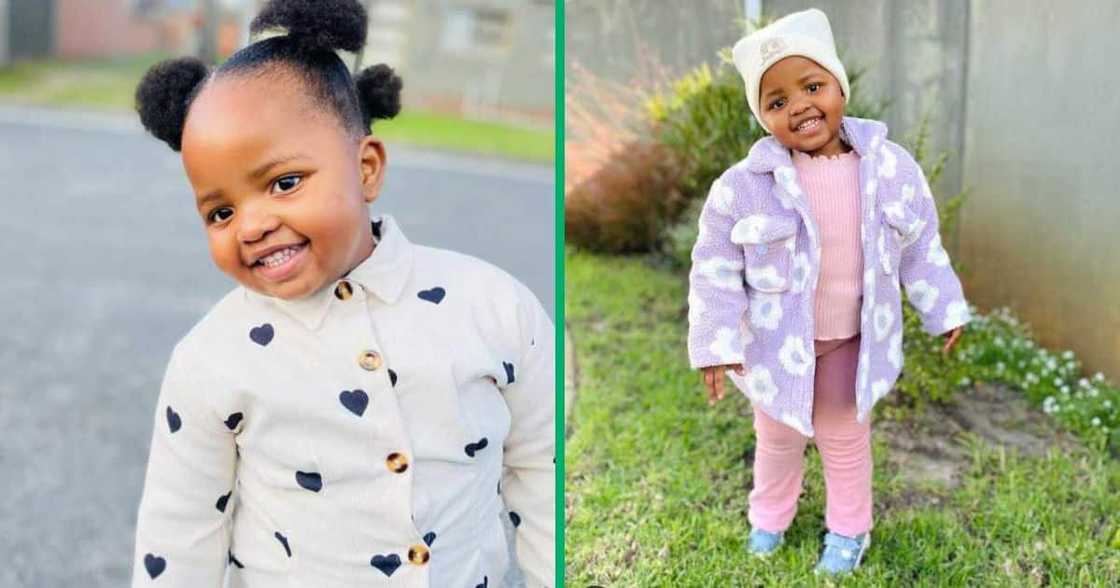 ATikTok video shows a little girl unveiling her new hairstyle. ATikTok video shows a little girl unveiling her new hairstyle.