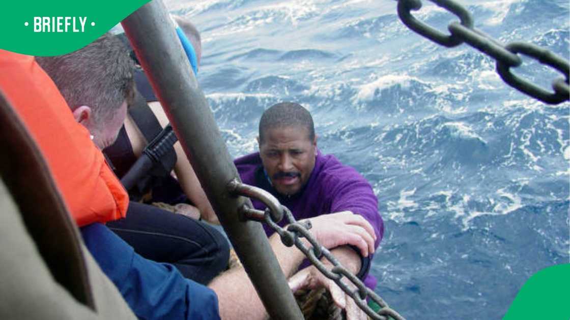 Four men were rescued