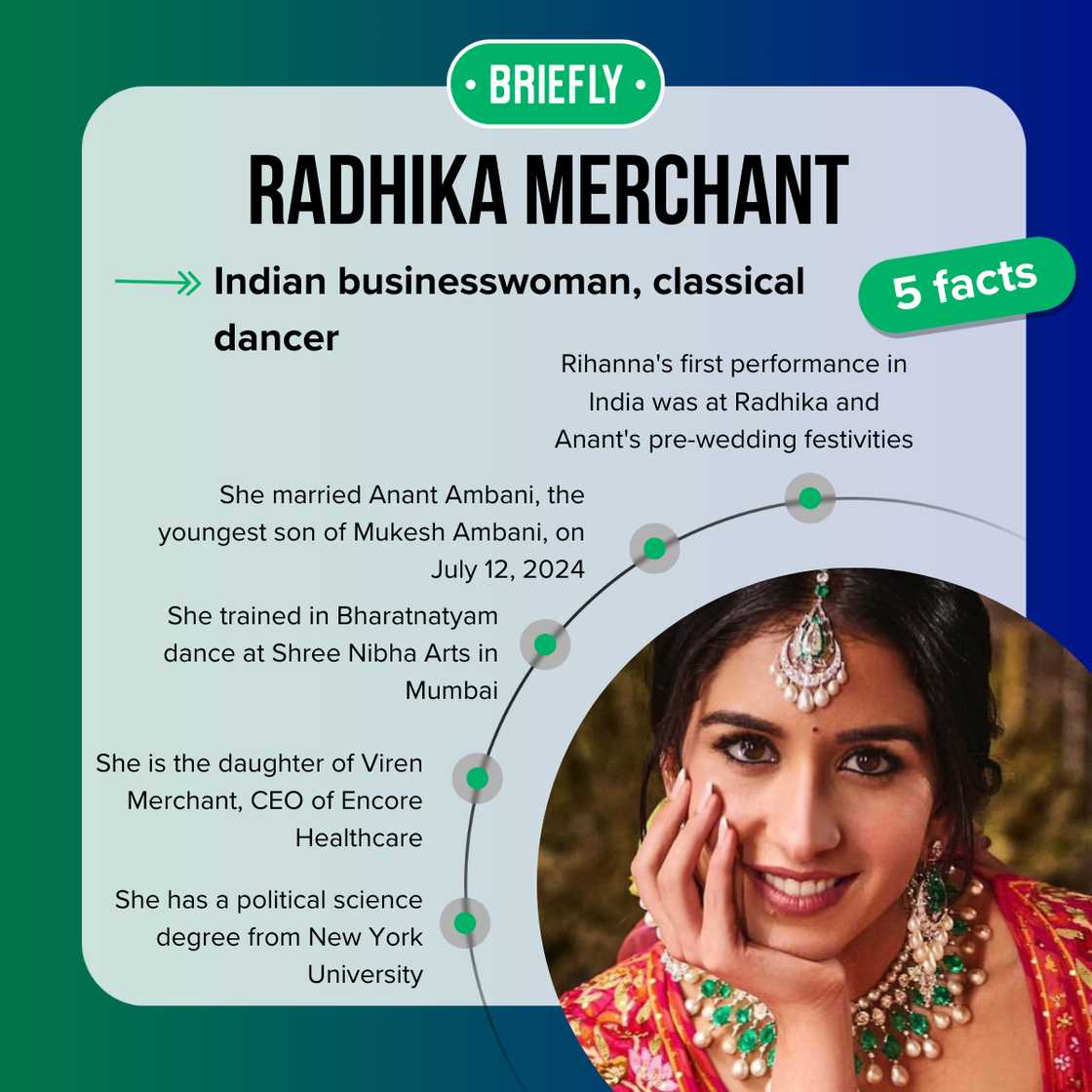 Radhika Merchant's facts