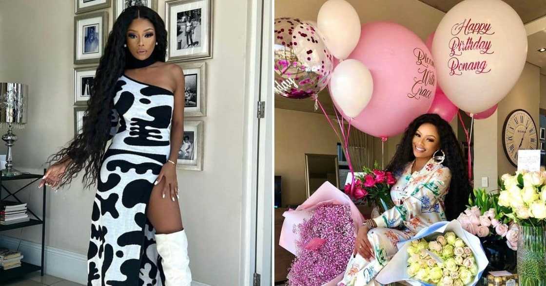 Bonang Matheba recently celebrated her 36th birthday in a lush ceremony. Bonang Matheba recently celebrated her 36th birthday in a lush ceremony.