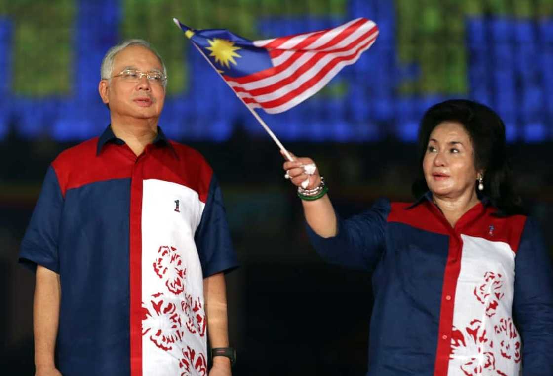 Rosmah Mansor (R), Malaysia's former first lady who was found guilty of graft on Thursday, has been widely mocked in the past over her reported taste for luxury