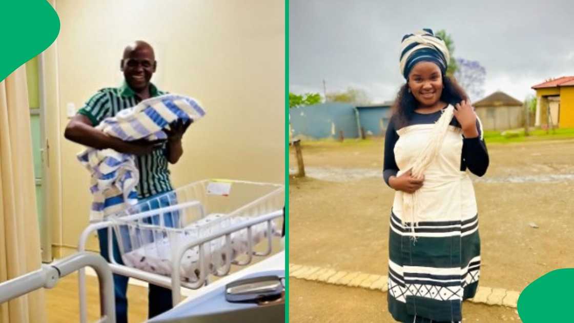 A woman showed her father's special bond with her son. A woman showed her father's special bond with her son.