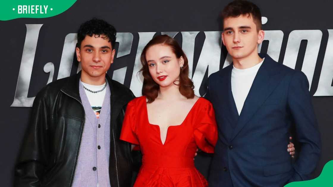 Ali Hadji-Heshmati, Ruby Stokes and Cameron Chapman (L-R) during the 2023 screening of Lockwood & Co. at The Courthouse Hotel Ali Hadji-Heshmati, Ruby Stokes and Cameron Chapman (L-R) during the 2023 screening of Lockwood & Co. at The Courthouse Hotel