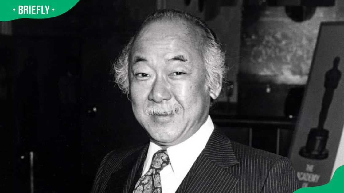 Pat Morita during at Beverly Hilton Hotel in Beverly Hills, California. Pat Morita during at Beverly Hilton Hotel in Beverly Hills, California.