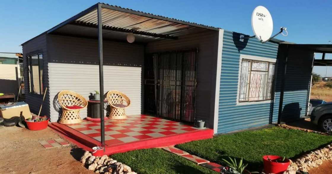 SA lady shows off shack