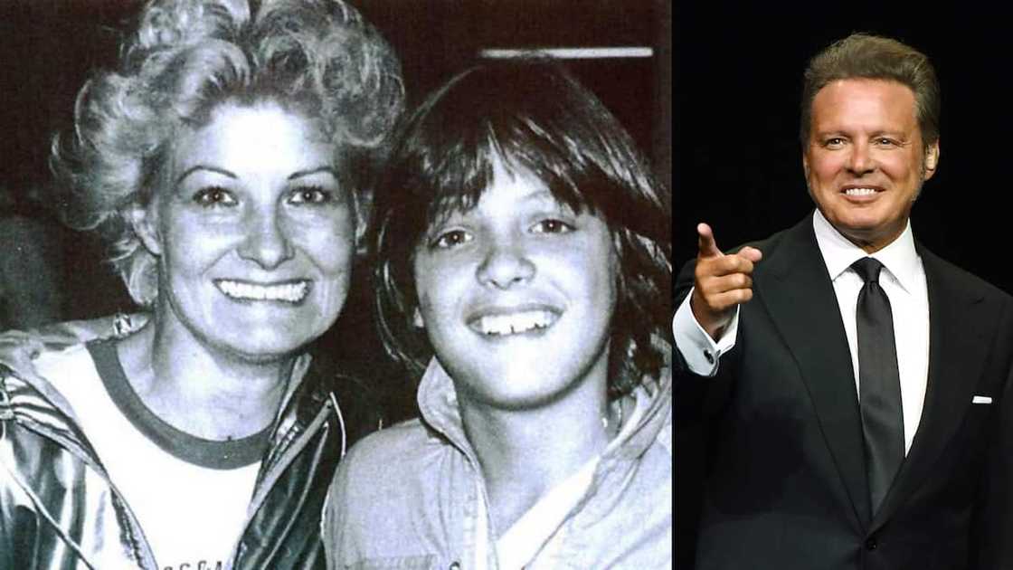 Marcela Basteri with a young Luis Miguel Marcela Basteri with a young Luis Miguel