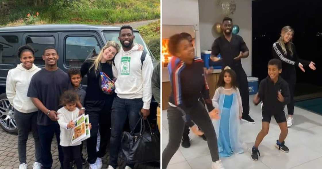 Siya, Rachel, Kolisi, fmaily Siya, Rachel, Kolisi, fmaily