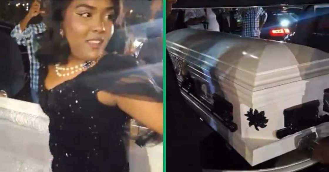 Sunford school pupil arrives in coffin to matric dance