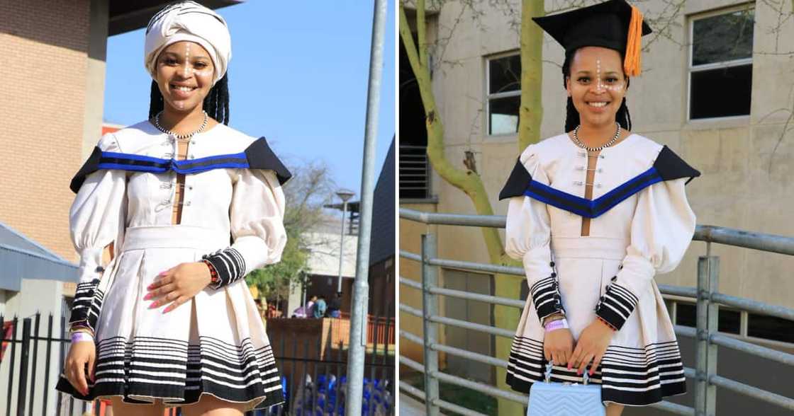 Beautiful lady wears traditional Xhosa dress when graduating as entrepreneur Beautiful lady wears traditional Xhosa dress when graduating as entrepreneur