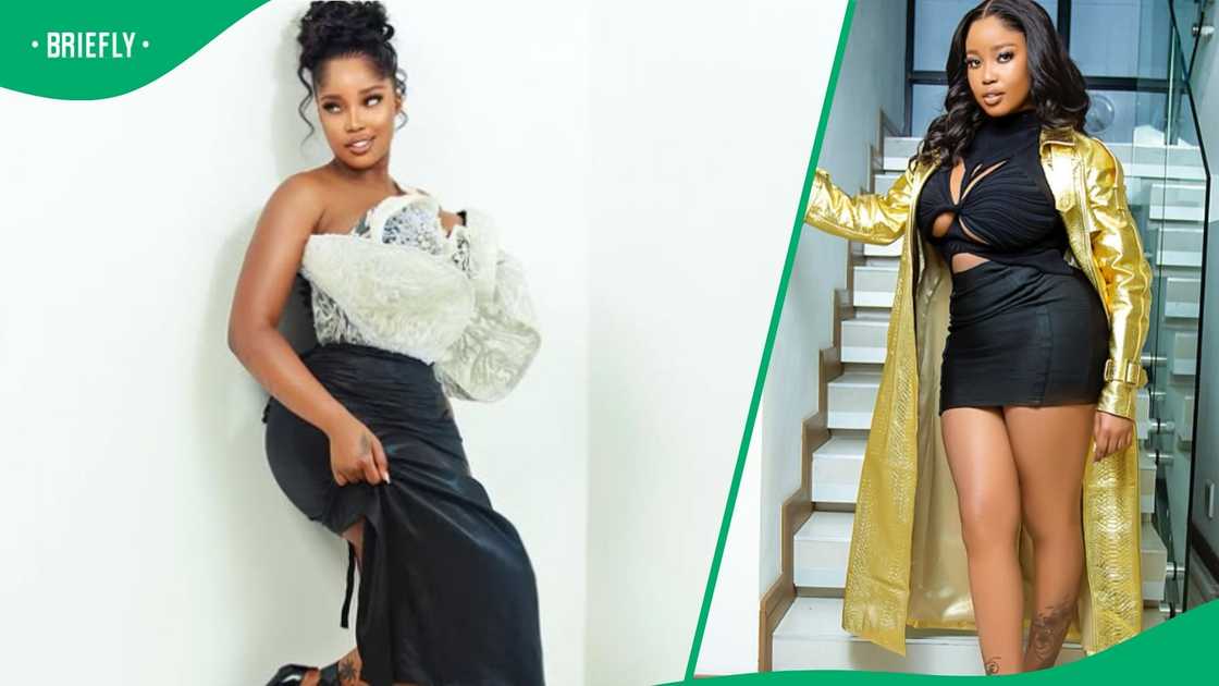 Eva Modika showed off her stunning figure at the Snow Polo World Cup. Eva Modika showed off her stunning figure at the Snow Polo World Cup.