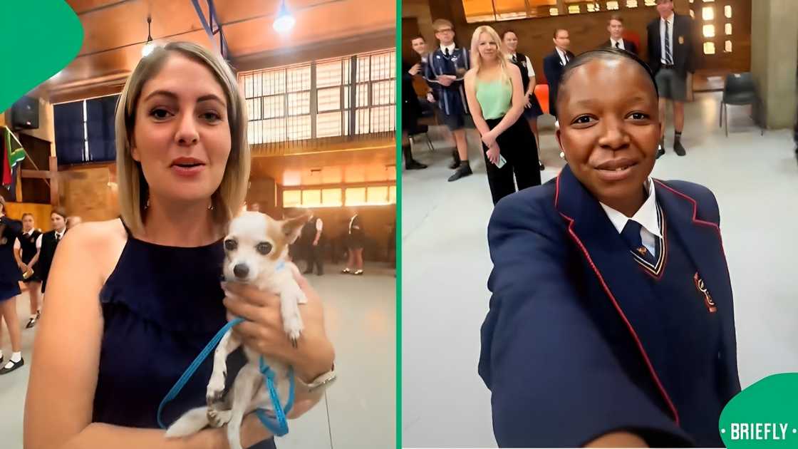 Picture of a high school teacher and a learner Picture of a high school teacher and a learner