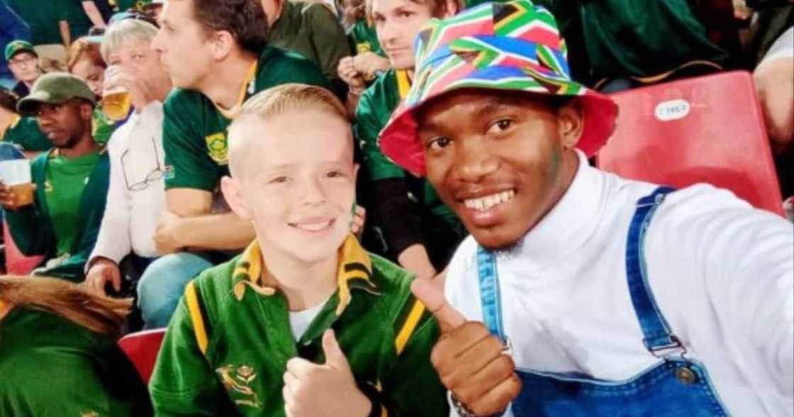 A proud South African shared his #ImStaying moment on Facebook