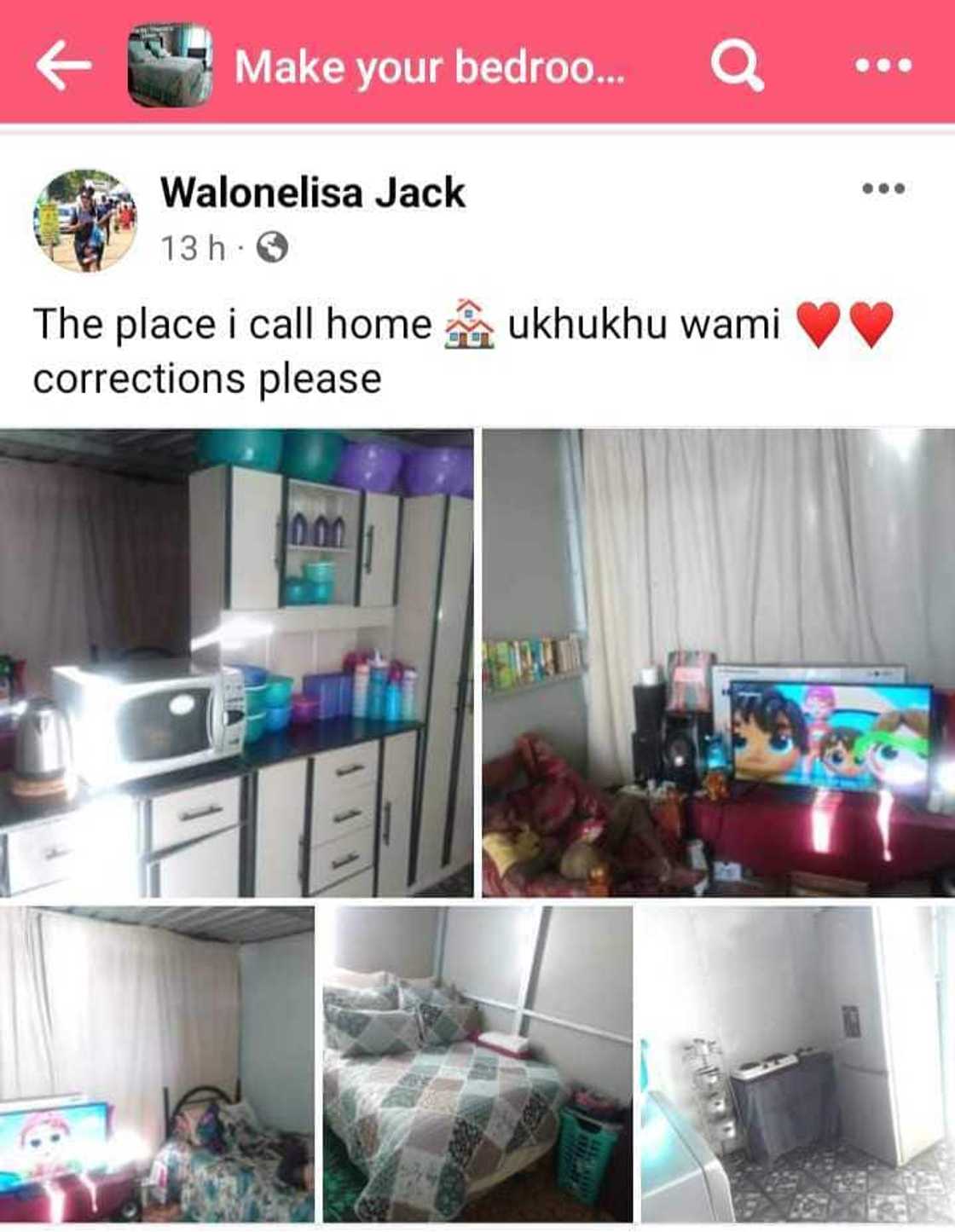 The woman's home.